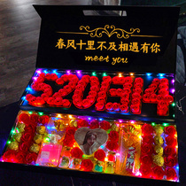 7 New Years Valentines Day gifts to girlfriend Girlfriend Creative Romantic Surprise Wife Special Walk Birthday Table White