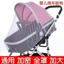 Baby small mosquito net stroller gauze elastic lock edge full cover baby small encryption baby car cart
