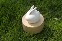 Artworm Club Ceramic Animals Rotating Music Box Creative Birthday Christmas Day Gifts Boys and Girls