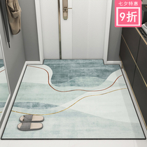 Household door mat can be cut foyer living room door mat Door absorbent non-slip foot mat Carpet customization