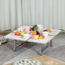 Free installation folding table eating simple square small table low table rental house Zhuozi writing household dining table