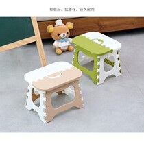 Stack Fold Deng Thickened Plastic Folding Stool Simple Child Matza Adults Home Folding Little Stool Outdoor Defecation