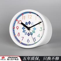 Childrens room early Education Recognition table creative clock learning sitting clock mute quartz clock fashion countertop clock clock clock