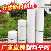 Plastic breeding flat net fence grid small hole chicken duck goose brooding net whole roll balcony safe and prevent things