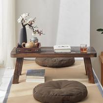 Zen Sinology Table Floating Window Small Tea Table Low Table Bedroom Japanese Tatami Floor Tea Table Kang Table Solid Wood