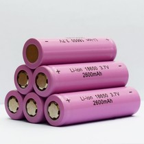 Electric wrench battery cell 18650 rechargeable lithium-ion battery may be flat 2600 mA capacity flat cell