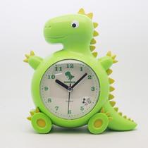 Cute cartoon small alarm clock for children talking boys and girls mute luminous students with simple time clock