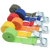 Webbing Metal zinc buckle Cargo strap Tensioner Motorcycle car luggage fixing Tightening lashing rope strap