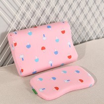 Cotton childrens memory pillow slow rebound 0-3-13 years old kindergarten nap baby neck guard Four Seasons Universal Card