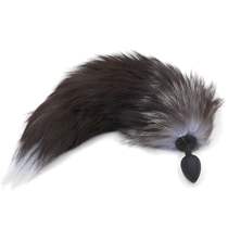 Fox Tail Silicone Anal Plug SM Alternative Female Slave Toy Woman With Masturbation Vestibule Anal Sex supplies