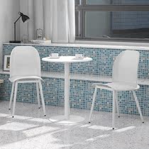 Milk tea shop table and chair combination leisure commercial chair outdoor coffee shop net red cake shop balcony dining furniture