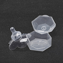 Factory direct full silicone nipple protection cover Pacifier type bra cover milk paste milk pad single storage box