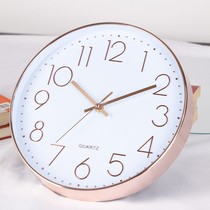 Wall clock living room silent clock modern simple quartz clock bedroom home fashion personality creative Net red hanging watch