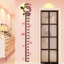 Measurement height wall sticker Childrens living room height sticker Acrylic removable 3d three-dimensional wall sticker creative simple modern