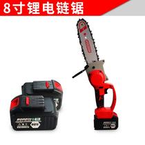 8 inch electric chainsaw rechargeable lithium electric single hand saw handheld outdoor logging saw orchard prune-saw oil chainsaw