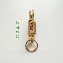 Net red mens waist hanging bird keychain creative car key ring ring female pure copper pendant handmade custom gifts