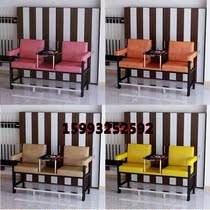 Table and chair special table and chair lounge solid wood ball room billiard room double billiards watching chair spot new leather