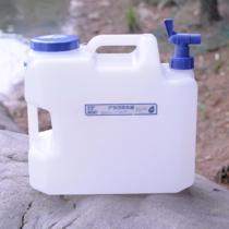 Self-driving tour storage bucket PC outdoor with faucet mineral spring pure water bucket car household food grade plastic drinking bucket