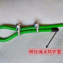 Outdoor household clothesline drying quilt rope Indoor hanging quilt artifact Drying rack Plastic coated steel wire rope clothing rope line