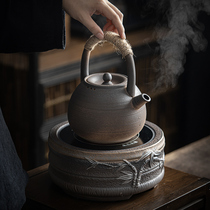 Cough pottery pottery pot Tea Kung Fu kettle ceramic lifting beam teapot tea cooker electric pottery stove tea stove carbon stove tea set