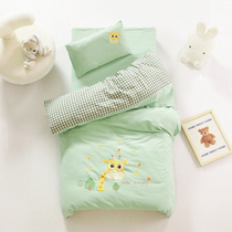 A Class A pure cotton wash cotton kindergarten three pieces of cotton childrens bedding and six pieces of babys bedding