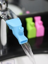 Kindergarten Guide sink silicone extender baby auxiliary hand wash faucet home bathroom water pipe extender