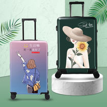 Foreign trade export luggage case 20 inch Korean version of universal wheel student suitcase female luggage 24 inch tide fairy box