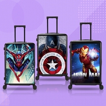 Childrens trolley case universal wheel cartoon suitcase Boy can mount student suitcase Child password box boarding
