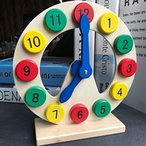 Toy clocks know time alarm clock toy clock wooden clock baby children childrens educational digital early