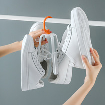 Drying windproof hook Balcony drying shoe rack Multi-function insole clip drying shoe rack Window drying socks storage rack