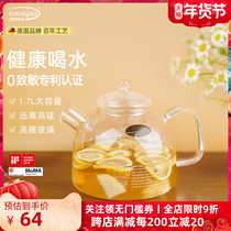 German imported Trendglas Jena gas high temperature resistant transparent glass kettle tea tea cooking teapot home