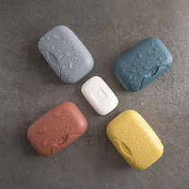 Plastic with lock lock travel soap box mini portable soap box creative with lid sealed soap box waterproof cover