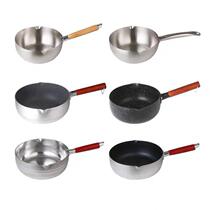 Non-stick small milk pot restaurant frying pan portable supplementary food pot stainless steel stew with a small pot pot pot with Porridge cooking