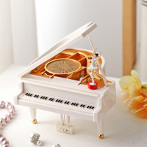 Rotating music box Sky City Piano Music Box Home Craft Gifts for Girlfriend Birthday Christmas Gift