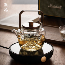 Cheyu electric pottery stove tea boiling machine home thickened heat-resistant glass boiling teapot large capacity automatic steaming tea set