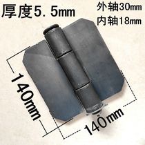 Thickened heavy-duty welded car compartment enlarged thickened flat hinge iron gate hinge hardware
