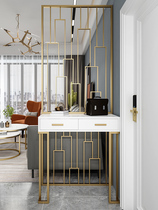 Entry screen partition modern light luxury entrance living room porch cabinet simple hollow creative decoration storage hall cabinet
