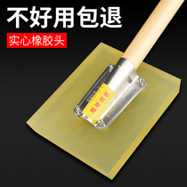 Tile slapping rubber sheet artifact large paving tool hammer Mason knocking flat leather block patch