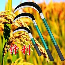 Sickle weeding manganese steel Japan imported agricultural tools cut wheat rice wheat artifact cutting grass