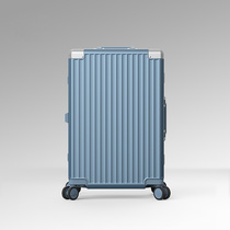 Aluminum frame suitcase female suitcase mute universal wheel boarding 20 inch sturdy and durable pull bar box son leather case