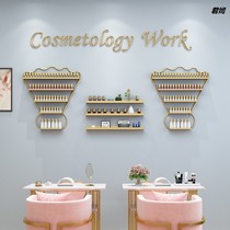 European nail art display rack nail polish shelf wall hanging wall rack Net red nail polish placement rack storage rack