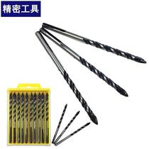 Alloy triangular drill tile glass cement wall body ceramic drill open pore machine hand drill impact drill head
