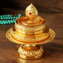 Alloy Manzal disc small number Buddha 8 auspicious Manza disc repair pan Mancha Roman da disc with jewel tray small number