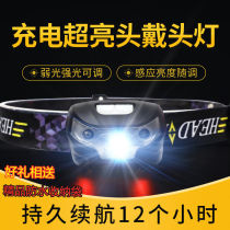 LED Induction Headlights Outdoor Night Fishing headlights Ultra-bright rechargeable waterproof headlights for riding night-run headlights