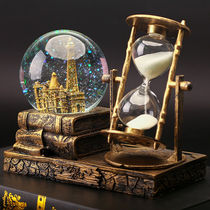 Walking Heart Healing Gift Literature and Art Birthday Gift for Girlfriend Creative Personality Fashion Glowing Crystal Ball Hourglass