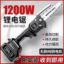 East Chengdu Official 6 Lithium Electric Saw Home Small Charged Logging Wood Fire Saw Electric Multifunction Wireless Machete Single-Handed