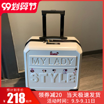 Net red sugar suitcase female 18 inch student small light boarding box children 20 inch password travel box male