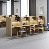 Shanghai postgraduate study computer desk test student training counseling table university self-study room test partition desk