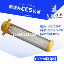 Bright boat explosion-proof fluorescent lamp CFY40 CFY30 CFY20-2 2E stainless steel emergency tube