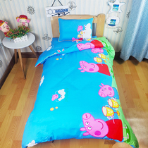 Chengmeng kindergarten quilt set of three cotton core-containing children's nap bedding set of six bedding for admission